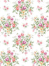 Floral Bouquet Prepasted wallpaper in watermelon and buttercup color - pattern number PR12601 - by Seabrook in the Seabrook Prepasted Wallpaper Assortment collection