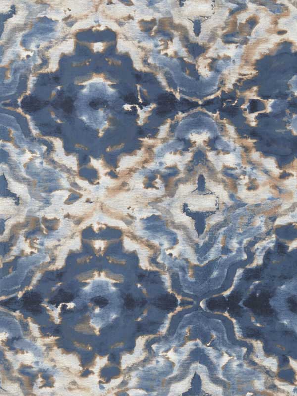 Aqueous wallpaper in midnight spice color - pattern number W0147/02.CAC.0 - by Clarke and Clarke in the Fusion Clarke and Clarke collection