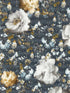 Camile wallpaper in midnight gold color - pattern number W0148/02.CAC.0 - by Clarke and Clarke in the Fusion Clarke and Clarke collection