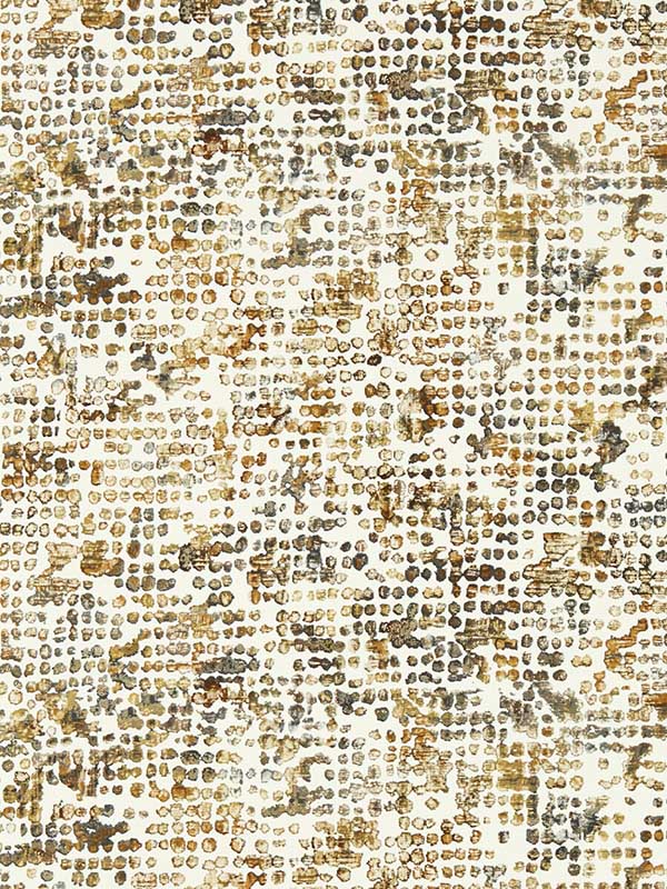 Scintilla wallpaper in ochre color - pattern number W0154/02.CAC.0 - by Clarke and Clarke in the Fusion Clarke and Clarke collection