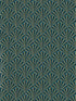 Chrysler wallpaper in teal color - pattern number W0164/04.CAC.0 - by Clarke and Clarke in the Lusso collection