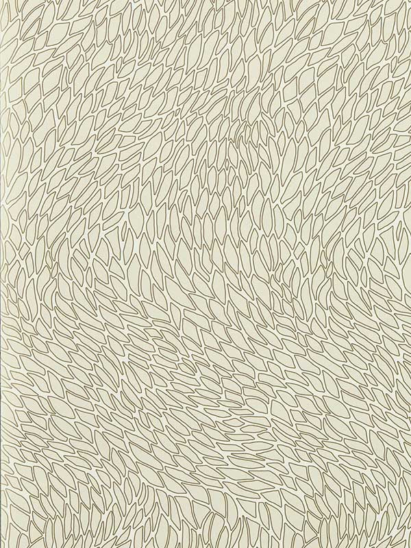 Corallino wallpaper in ivory color - pattern number W0166/01.CAC.0 - by Clarke and Clarke in the Lusso collection