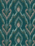 Velluto wallpaper in teal color - pattern number W0170/03.CAC.0 - by Clarke and Clarke in the Lusso collection