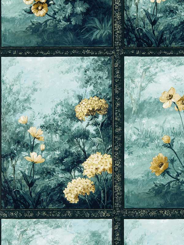 Artus wallpaper in denim ochre color - pattern number W0155/02.CAC.0 - by Clarke and Clarke in the Marianne collection