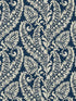Regale fabric in denim color - pattern number W0161/01.CAC.0 - by Clarke and Clarke in the Marianne collection
