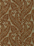 Regale fabric in russet gilver color - pattern number W0161/04.CAC.0 - by Clarke and Clarke in the Marianne collection
