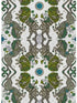 Caspian fabric in lime color - pattern number W0113/04.CAC.0 - by Clarke and Clarke in the Wilderie By Emma J Shipley collection