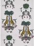 Creatura fabric in yellow color - pattern number W0114/05.CAC.0 - by Clarke and Clarke in the Wilderie By Emma J Shipley collection