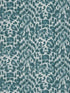 Felis fabric in teal lime color - pattern number W0115/10.CAC.0 - by Clarke and Clarke in the Wilderie By Emma J Shipley collection