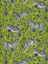 Protea wallpaper in lime color - pattern number W0119/05.CAC.0 - by Clarke and Clarke in the Wilderie By Emma J Shipley collection