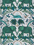 Zambezi fabric in green color - pattern number W0121/03.CAC.0 - by Clarke and Clarke in the Wilderie By Emma J Shipley collection