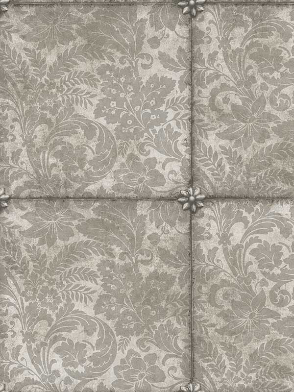 King S Argent wallpaper in metallic silver foil color - pattern number 118/4007.CS.0 - by Cole and Son in the Historic Royal Palaces Great Masters collection