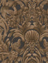 Gibbons Carving wallpaper in metallic bronze color - pattern number 118/9018.CS.0 - by Cole and Son in the Historic Royal Palaces Great Masters collection