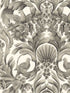 Gibbons Carving wallpaper in soot stone color - pattern number 118/9020.CS.0 - by Cole and Son in the Historic Royal Palaces Great Masters collection