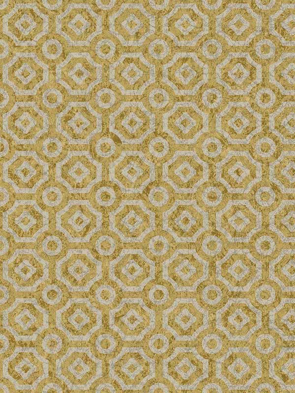 Queens Quarter wallpaper in metallic gold color - pattern number 118/10022.CS.0 - by Cole and Son in the Historic Royal Palaces Great Masters collection