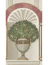 Royal Jardiniere wallpaper in pink and spring green color - pattern number 118/11026.CS.0 - by Cole and Son in the Historic Royal Palaces Great Masters collection