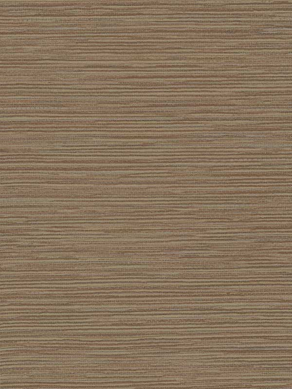 Leicester Metallic Stripe wallpaper in chestnut color - pattern number 4140-3718 - by Warner in the Warner XII Dimensional Accents collection