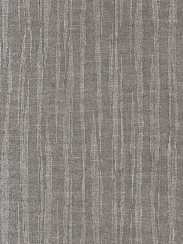 Zayne Organic Stripe wallpaper in dark grey color - pattern number 4140-3725 - by Warner in the Warner XII Dimensional Accents collection