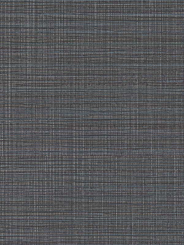Premiere Faux Linen wallpaper in charcoal color - pattern number 4140-3733 - by Warner in the Warner XII Dimensional Accents collection
