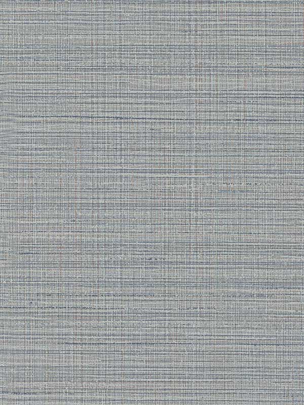 Premiere Faux Linen wallpaper in blue color - pattern number 4140-3736 - by Warner in the Warner XII Dimensional Accents collection