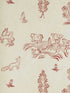 Wychwood fabric in huntsman red color - pattern number AMW10057.19.0 - by Andrew Martin in the Kit Kemp collection