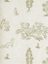 Wychwood fabric in basil green color - pattern number AMW10057.3.0 - by Andrew Martin in the Kit Kemp collection