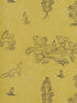 Wychwood fabric in provencal yellow color - pattern number AMW10057.40.0 - by Andrew Martin in the Kit Kemp collection