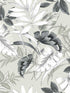 Tropical Leaves Peel and Stick fabric in pavestone color - pattern number RM22408 - by Casa Mia in the Peel and Stick Wallpaper by Casa Mia collection