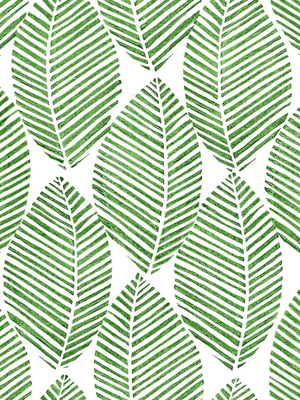 Spot Leaves Peel and Stick wallpaper in greenery color - pattern number RM22504 - by Casa Mia in the Peel and Stick Wallpaper by Casa Mia collection