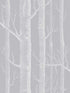 Woods fabric in grey white color - pattern number 112/3012.CS.0 - by Cole and Son in the Icons collection