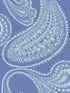 Rajapur Flock wallpaper in blue white color - pattern number 112/9032.CS.0 - by Cole and Son in the Icons collection