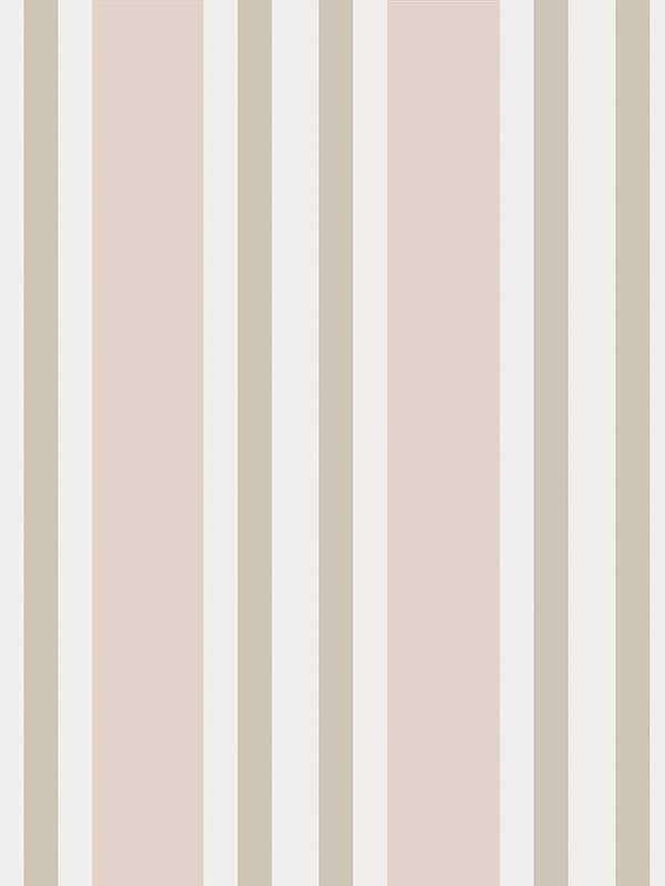 Polo Stripe fabric in soft pink color - pattern number 110/1004.CS.0 - by Cole and Son in the Marquee Stripes collection