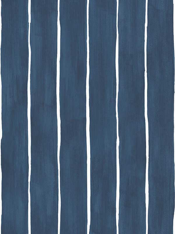 Marquee Stripe fabric in ink color - pattern number 110/2007.CS.0 - by Cole and Son in the Marquee Stripes collection