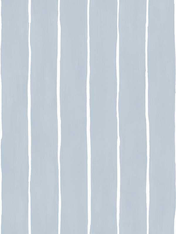 Marquee Stripe fabric in pale blue color - pattern number 110/2008.CS.0 - by Cole and Son in the Marquee Stripes collection