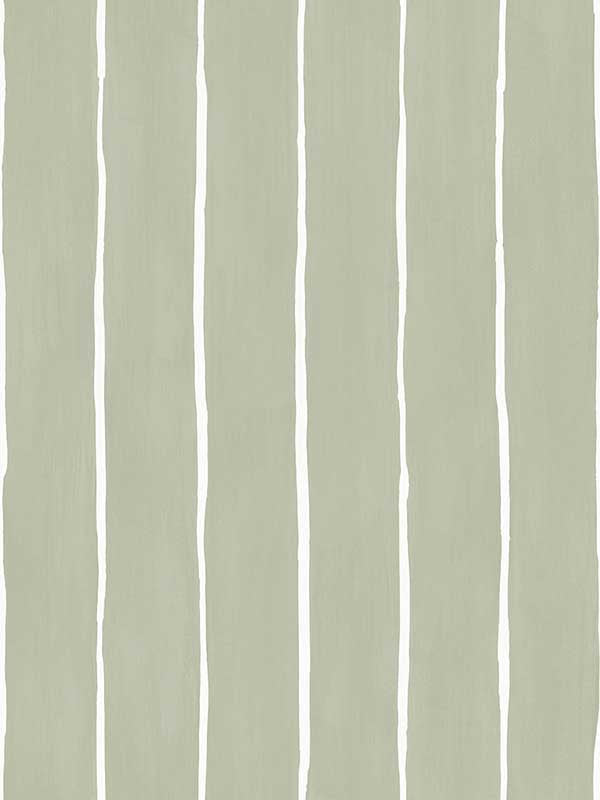 Marquee Stripe fabric in soft olive color - pattern number 110/2009.CS.0 - by Cole and Son in the Marquee Stripes collection