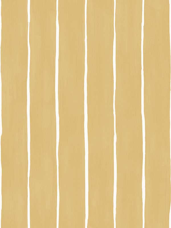 Marquee Stripe fabric in mustard color - pattern number 110/2010.CS.0 - by Cole and Son in the Marquee Stripes collection