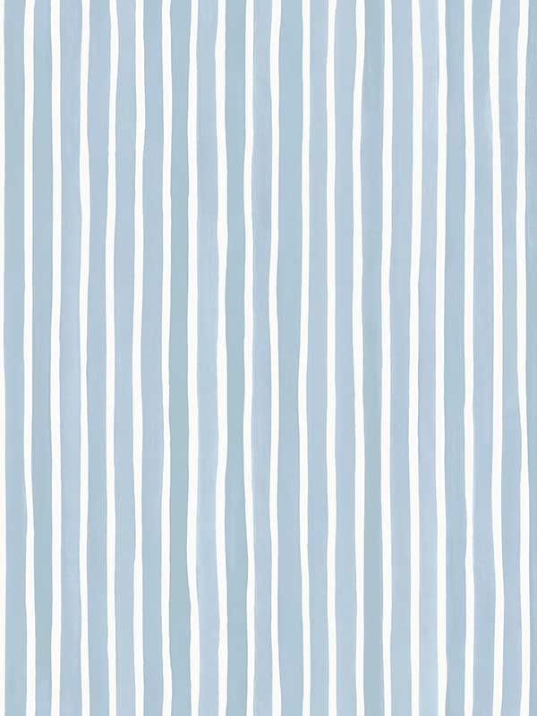 Croquet Stripe wallpaper in blue color - pattern number 110/5026.CS.0 - by Cole and Son in the Marquee Stripes collection