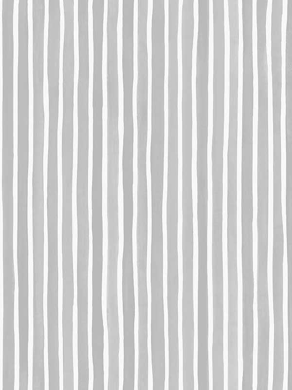 Croquet Stripe wallpaper in soft grey color - pattern number 110/5028.CS.0 - by Cole and Son in the Marquee Stripes collection
