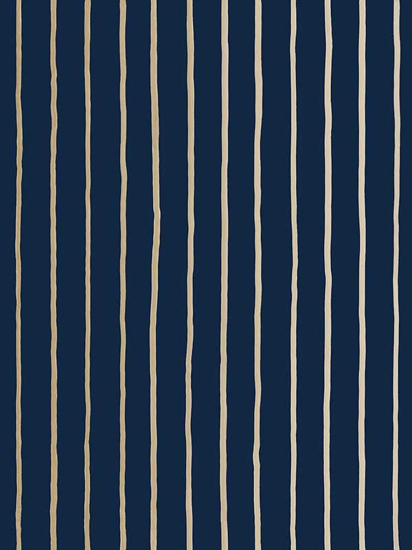 College Stripe wallpaper in ink color - pattern number 110/7037.CS.0 - by Cole and Son in the Marquee Stripes collection