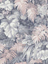 Royal Fernery fabric in slate blue and blush pink color - pattern number 113/3010.CS.0 - by Cole and Son in the Martyn Lawrence Bullard collection