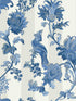 Zerzura fabric in china blue color - pattern number 113/8022.CS.0 - by Cole and Son in the Martyn Lawrence Bullard collection