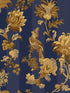 Zerzura fabric in royal blue and gold color - pattern number 113/8024.CS.0 - by Cole and Son in the Martyn Lawrence Bullard collection