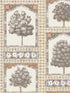 Sultans Palace wallpaper in gold and spice color - pattern number 113/10031.CS.0 - by Cole and Son in the Martyn Lawrence Bullard collection