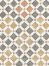 Zellige wallpaper in spice and charcoal color - pattern number 113/11034.CS.0 - by Cole and Son in the Martyn Lawrence Bullard collection