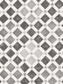 Zellige wallpaper in soot and snow color - pattern number 113/11035.CS.0 - by Cole and Son in the Martyn Lawrence Bullard collection