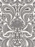 Malabar fabric in white blacck color - pattern number 66/1004.CS.0 - by Cole and Son in the New Contemporary collection