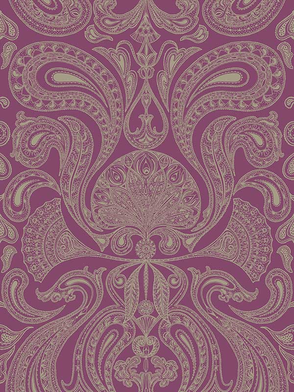 Malabar fabric in mauve grey color - pattern number 66/1007.CS.0 - by Cole and Son in the New Contemporary collection
