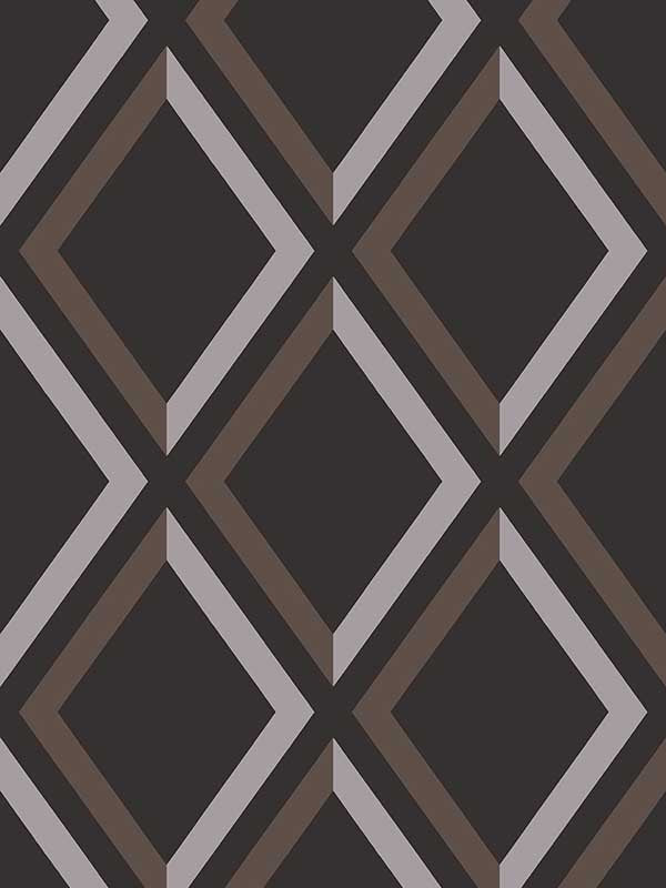 Pompeian fabric in black brown color - pattern number 66/3019.CS.0 - by Cole and Son in the New Contemporary collection