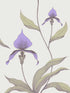 Orchid fabric in white purple color - pattern number 66/4024.CS.0 - by Cole and Son in the New Contemporary collection