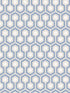 Hicks Hexagon fabric in blue grey color - pattern number 66/8054.CS.0 - by Cole and Son in the New Contemporary collection